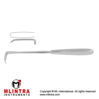 Langenbeck Retractor Hollow Handle Stainless Steel, 22.5 cm - 8 3/4" Blade Size 50 x 11 mm